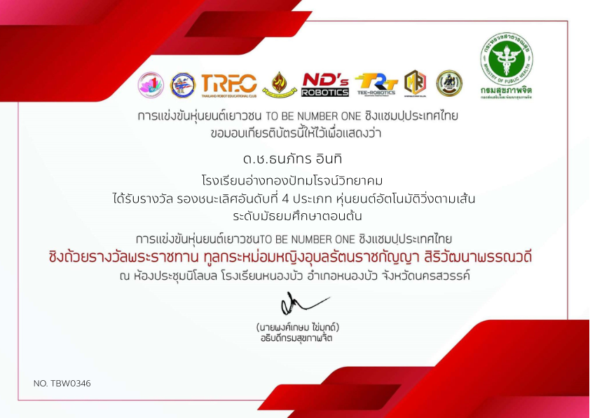 เกียรติบัตร 12